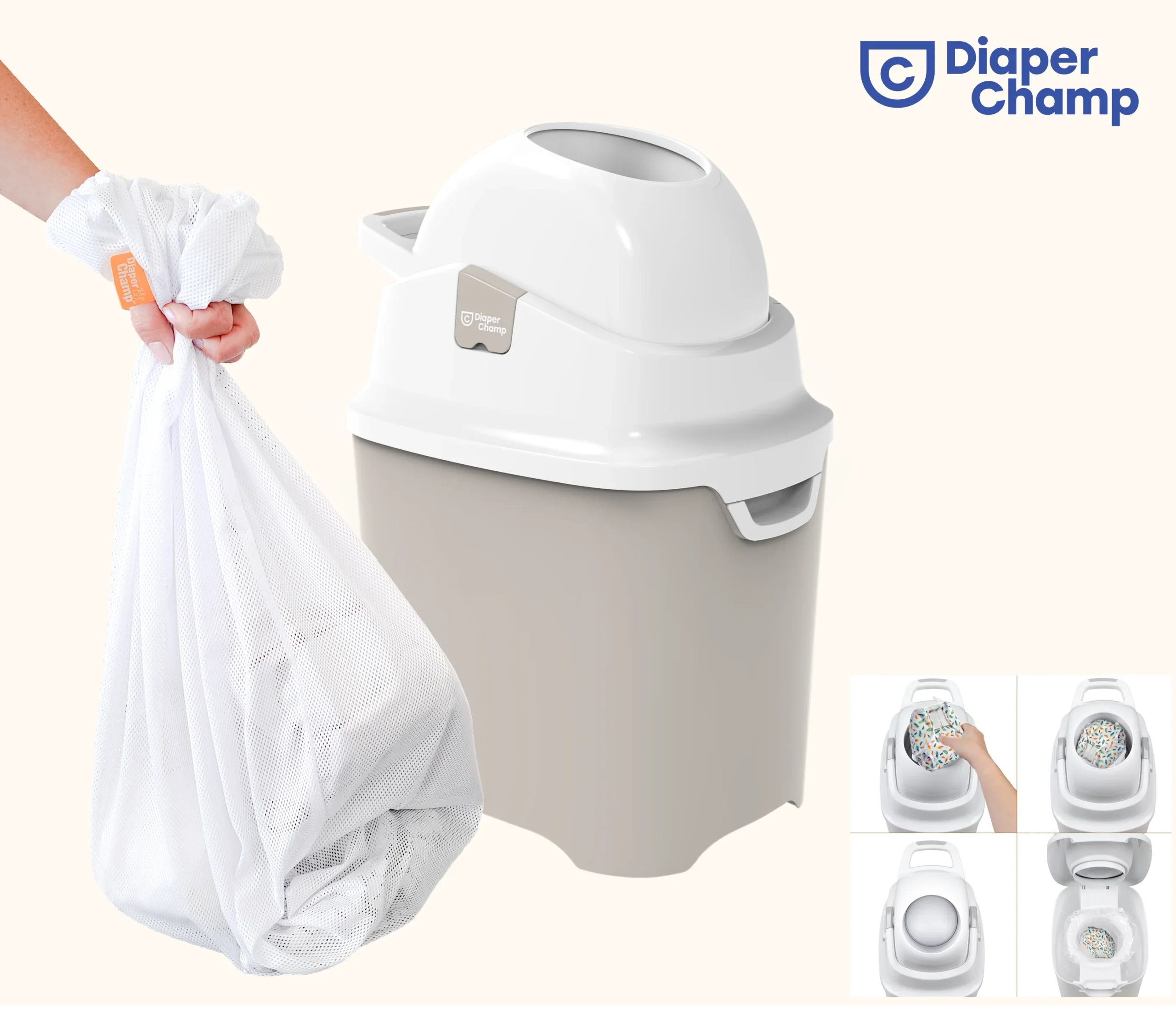 DiaperChamp ONE mosható zsák szett (2 db, 70 cm) - Image 3