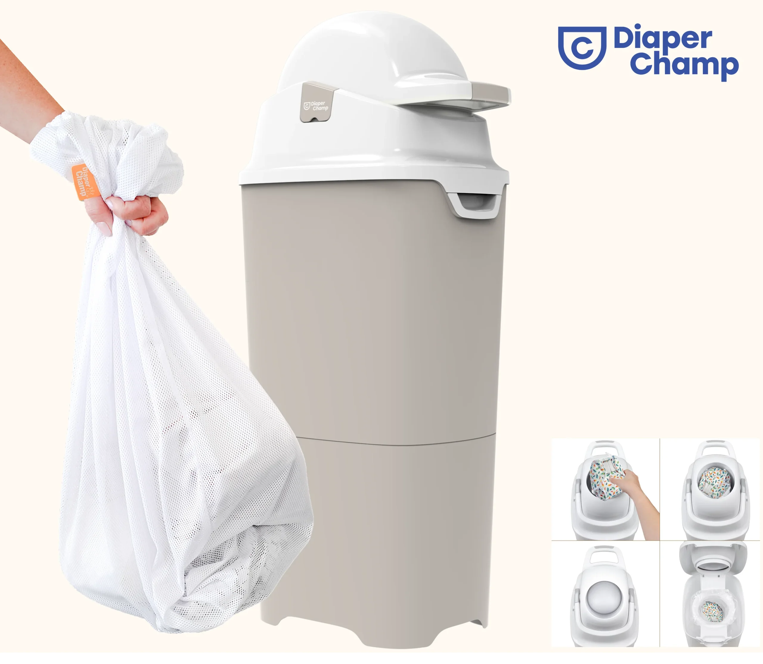 DiaperChamp ONE mosható zsák szett (2 db, 70 cm) - Image 4